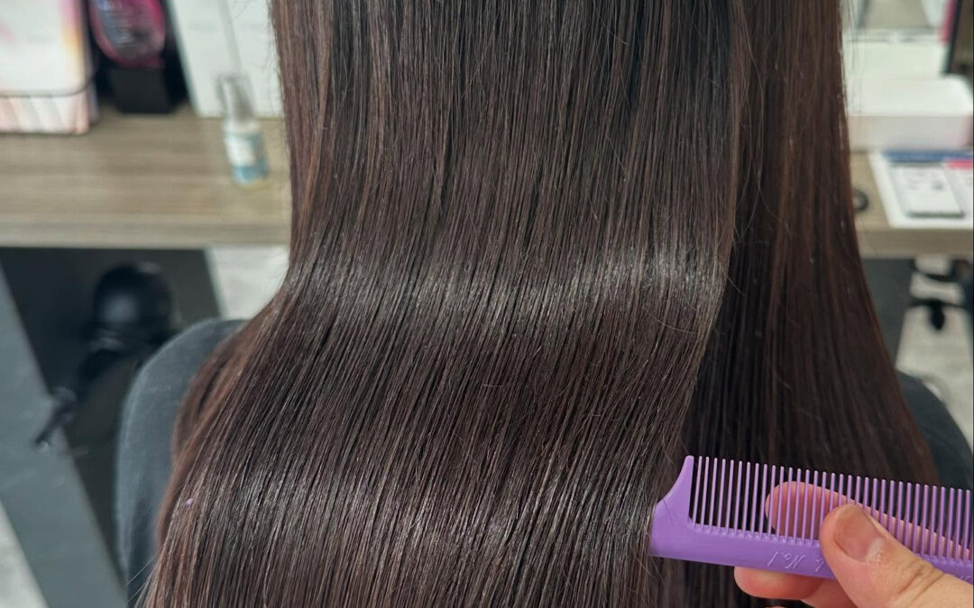 髪質改善ストレートは手触りが変わります