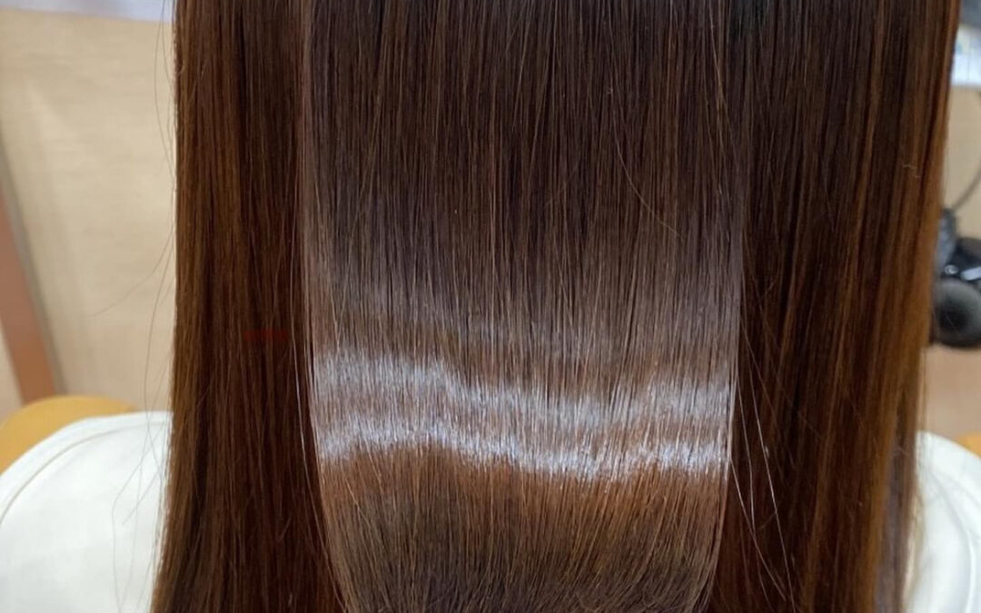 天使の輪が出来る✨　髪質改善ストレート　