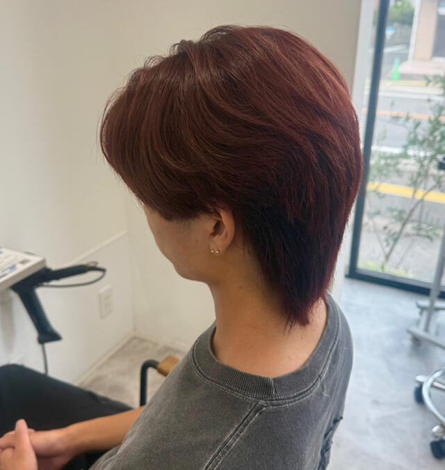 赤みショートウルフ