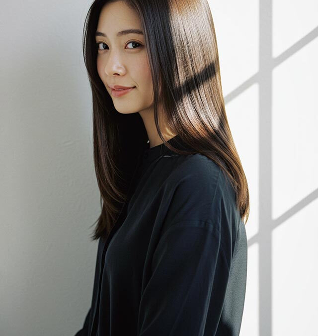 ツヤ感ストレート