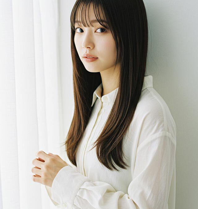 【透明感】うる艶ストレート