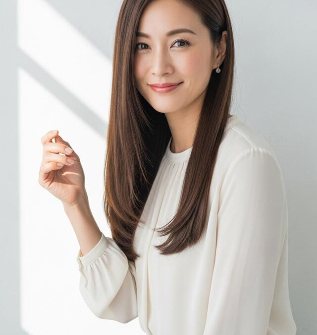 大人ナチュラルストレート