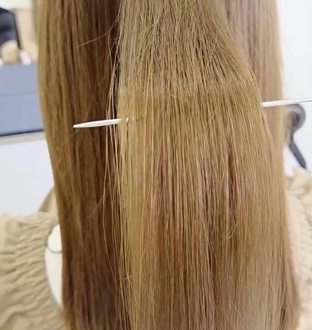 美髪ストレート