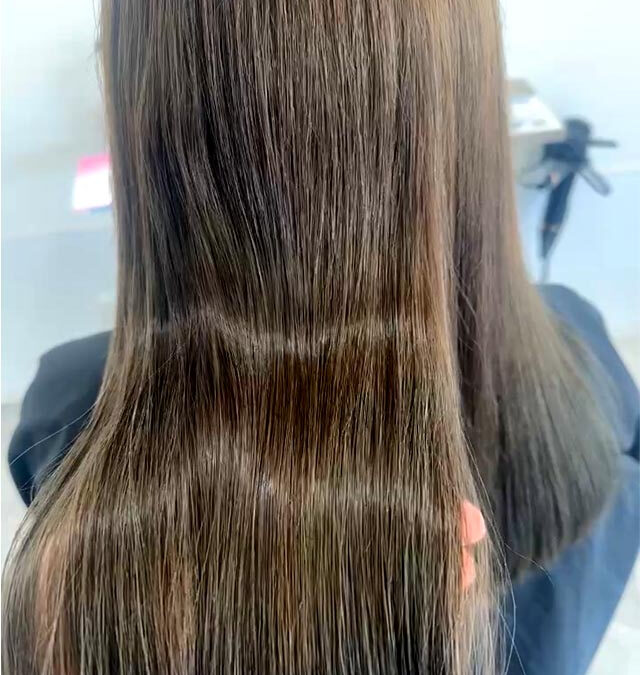 透明感のあるストレート